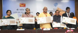 The Minister of State for Communications (Independent Charge) and Railways, Shri Manoj Sinha releasing a Commemorative Stamp on Cub Scouts, in New Delhi on March 30, 2017.