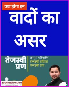 ‘तेजस्वी प्रण’ के ऐलान किये जाने के बाद मेरे जहन में सवाल आया कि चुनावी वादों के प्रभाव का कोई वैज्ञानिक अध्ययन हुआ है ?